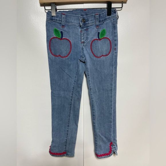 Gymboree Apple Jeans Size 6 EUC Apple for the Teacher Vntg - Picture 3 of 12